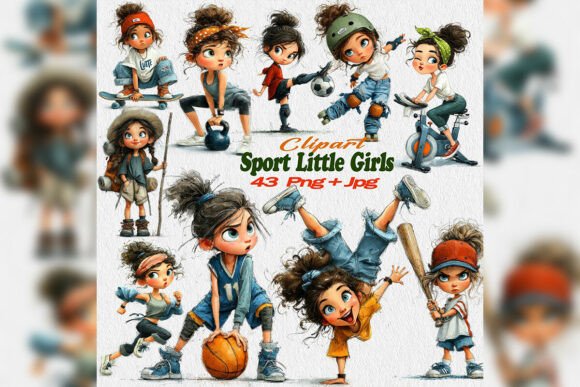 Empowering Creativity: How Gym Sport Girls Clipart Brings Fitness and Fun to Digital Design