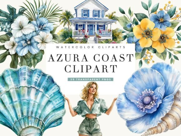Evaluating the Sea Summer Azura Coast Clipart Bundle for Professional Design
