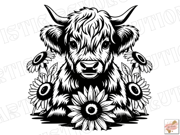 Unleashing Creativity with Highland Cow SVG and PNG Designs