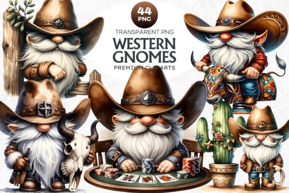 Unlocking Creativity with the 44 Western Gnomes Clipart Set: A Guide to Rustic Digital Design